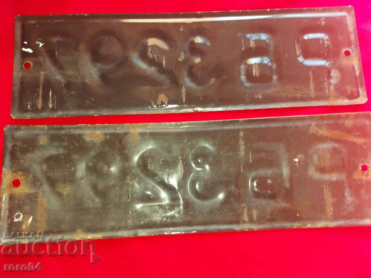 NUMERE DE EMALT - PERECHE - 6 NUMERE DE EMALT - PERECHE - 6