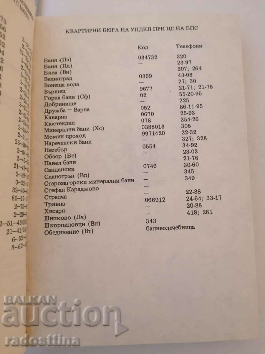 Auction Notebook from Sotsa 1988 Rest bases CS of BPS Auction Notebook from Sotsa 1988 Rest bases CS of BPS