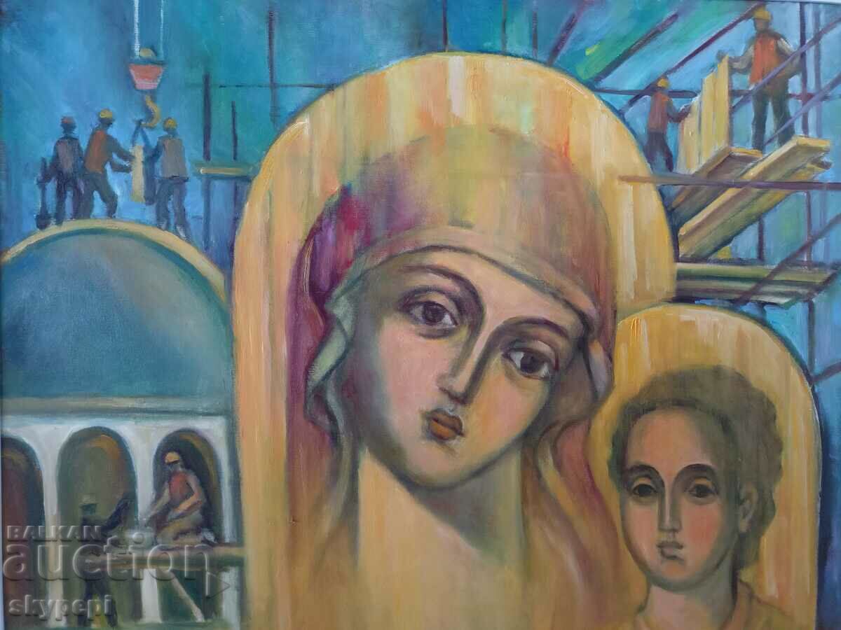 Доставка на Картина,,Градеж на храм,,