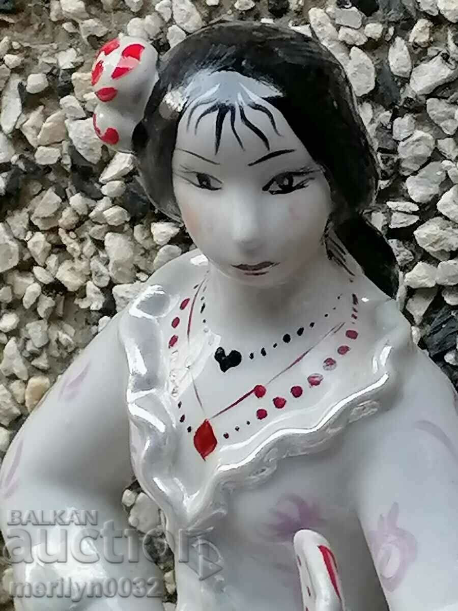 Porcelain figure 18 cm plastic statuette porcelain USSR - 5 Porcelain figure 18 cm plastic statuette porcelain USSR - 5