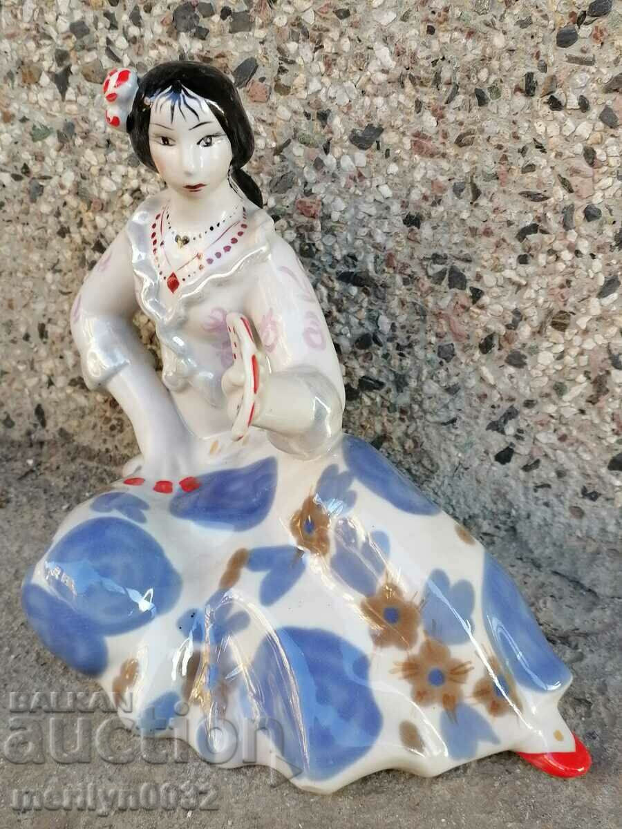 Porcelain figure 18 cm plastic statuette porcelain USSR