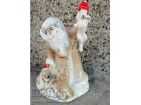 Porcelain figure Santa Claus 22cm statuette porcelain USSR