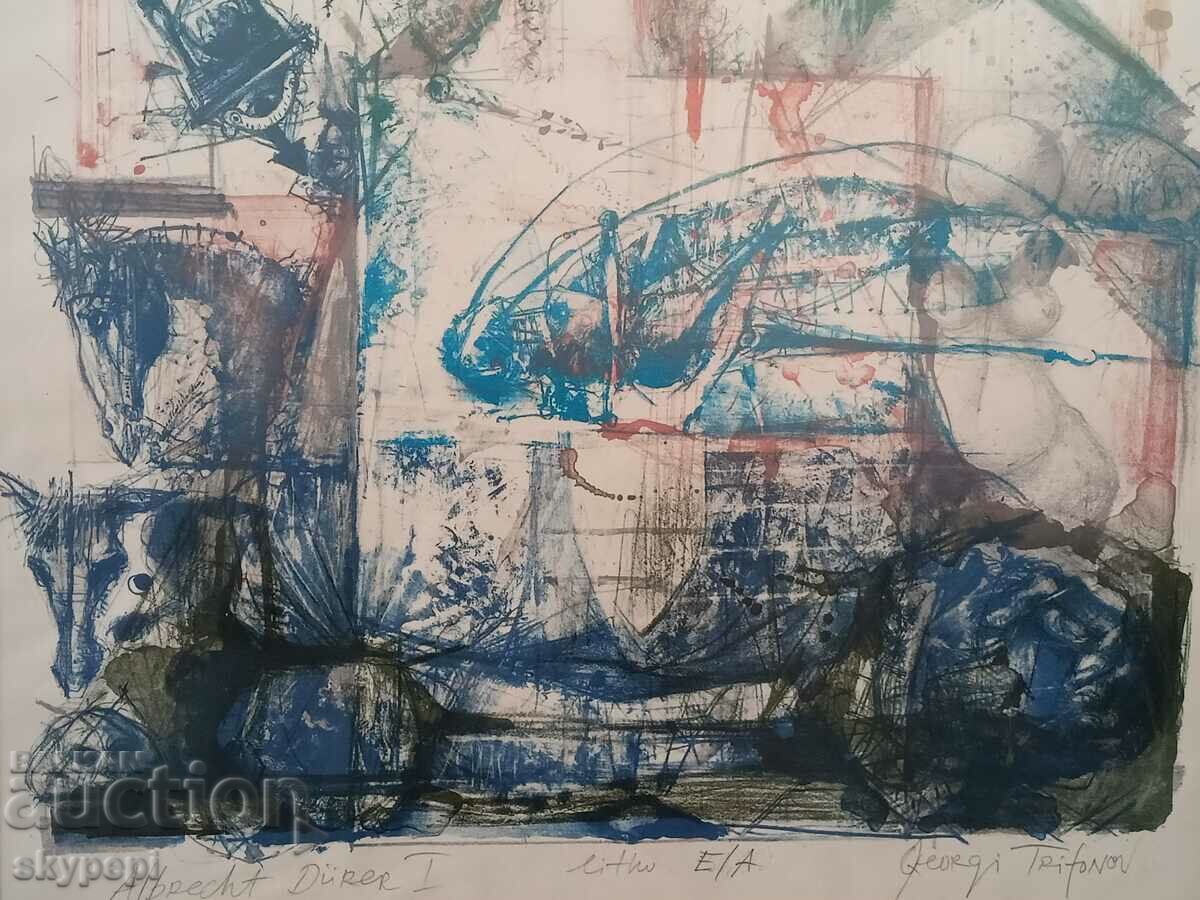 Lithograph,,Albrecht Dürer I,, - 5 Lithograph,,Albrecht Dürer I,, - 5