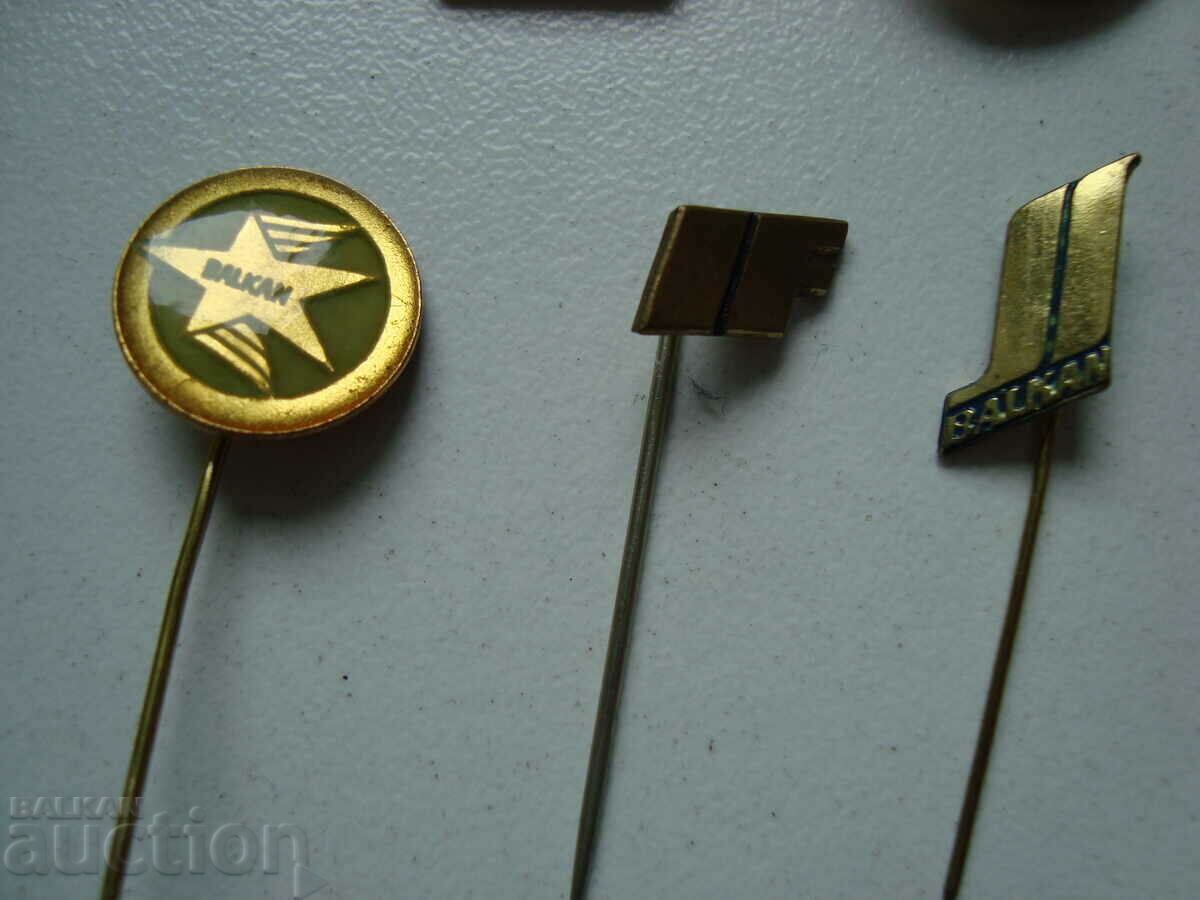 Auction  Lot of BGA Balkan aviation badges