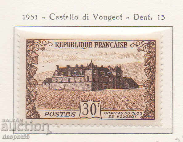 1951. Franța. Castelul Vougeot.