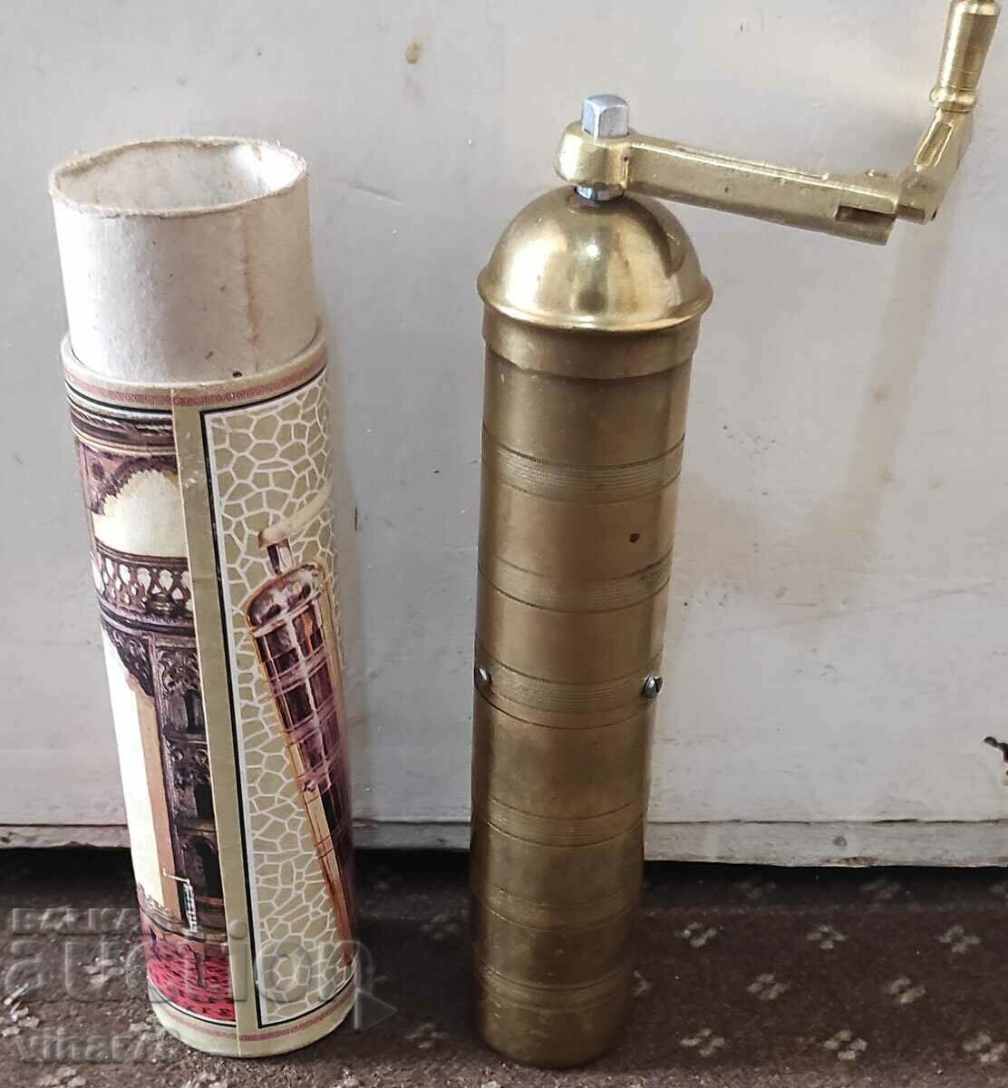 Auction Bronze coffee grinder Auction Bronze coffee grinder