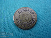 Germany 15 Pfennig 1880-1885 Rare