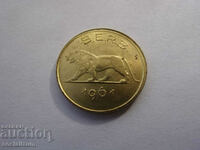 Rwanda - Burundi 1 Franc 1961 UNC Very Rare
