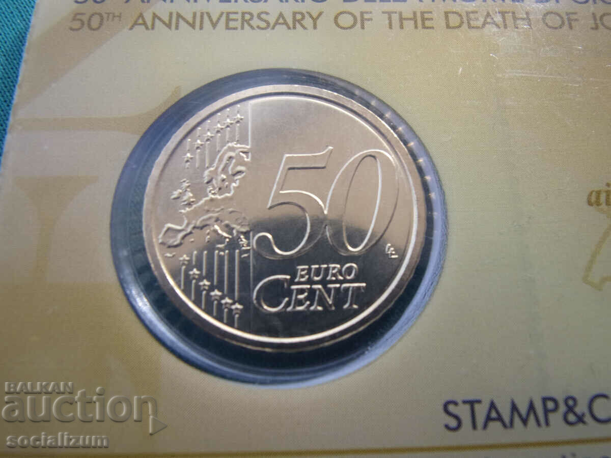 Livrarea Vatican 50 Cent 2013 UNC Rare