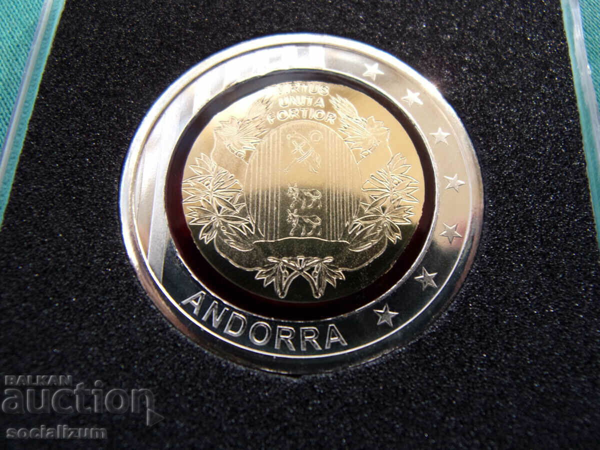 Andorra PROOF 5 Euro 2020 UNC Rar cu preț € 12.78 | 25.00 BGN