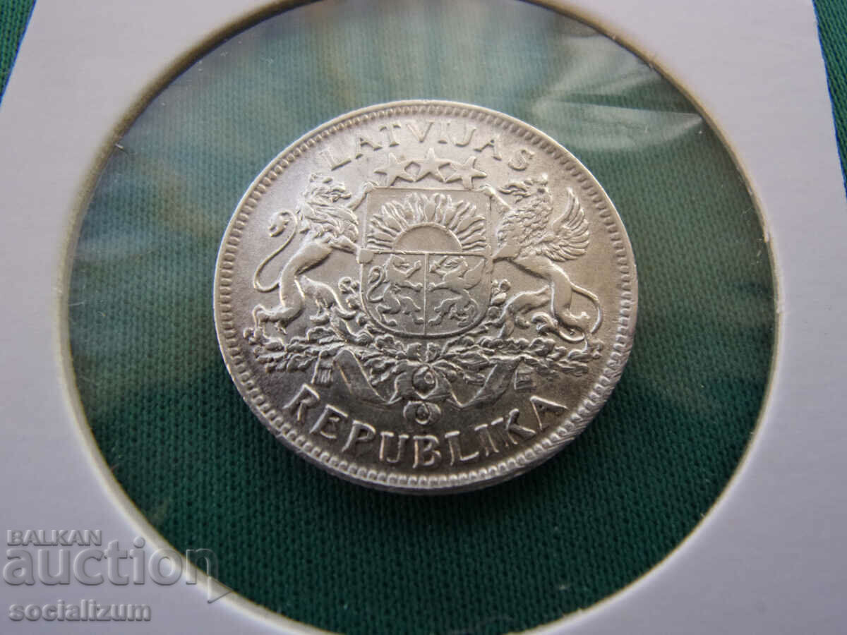Livrarea Letonia 1 Lat 1924 Rare