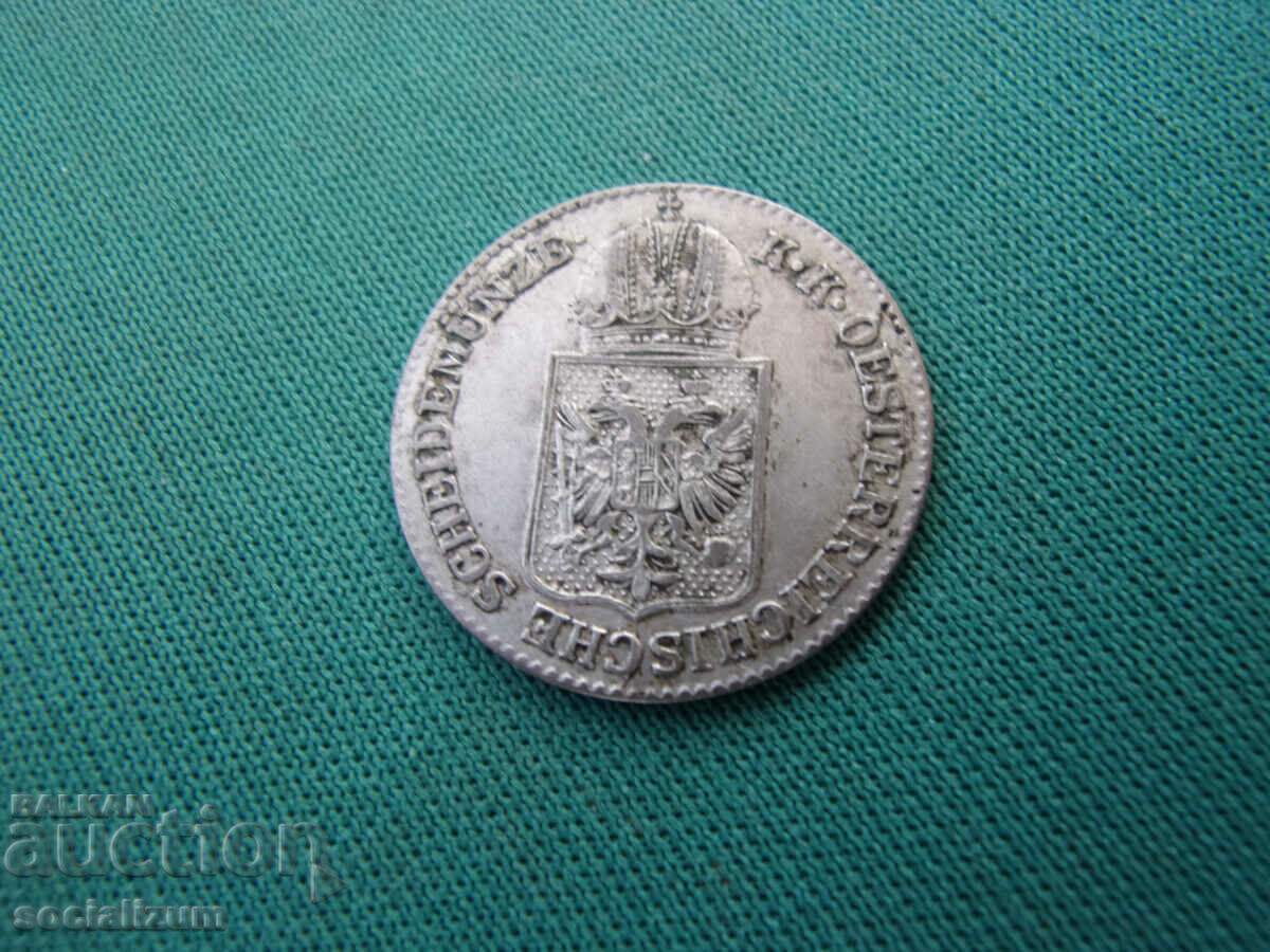 Livrarea Austria 6 Kreuzer 1849 UNC Rar