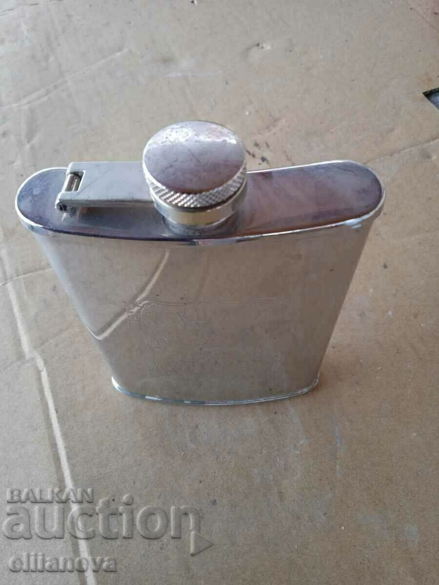 Pocket metal whiskey bottle with price 17.00 BGN | € 8.69 Pocket metal whiskey bottle with price 17.00 BGN | € 8.69