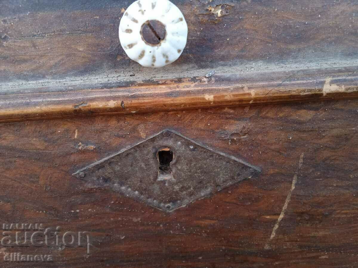 antique wooden chest 1930 - 5