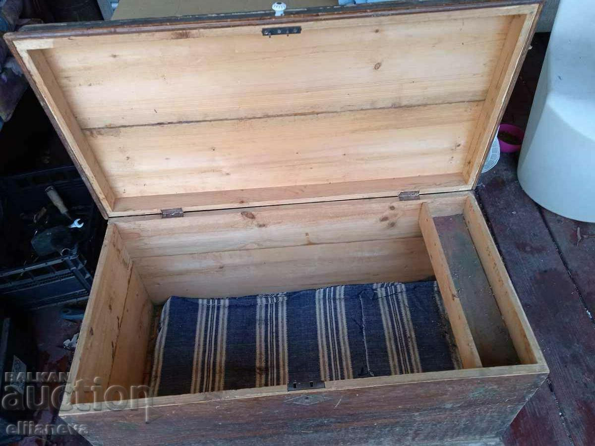 antique wooden chest 1930 - 6