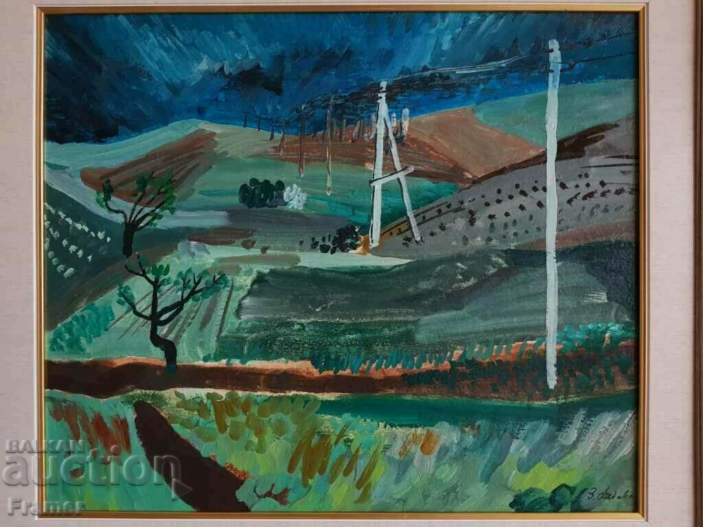 Zlatka Dabova 1927-1997 Vopsele în ulei moderne unice pentru peisaj cu preț 1400.00 BGN | € 715.81 Zlatka Dabova 1927-1997 Vopsele în ulei moderne unice pentru peisaj cu preț 1400.00 BGN | € 715.81