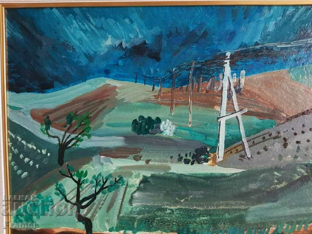 Licitație Zlatka Dabova 1927-1997 Vopsele în ulei moderne unice pentru peisaj Licitație Zlatka Dabova 1927-1997 Vopsele în ulei moderne unice pentru peisaj