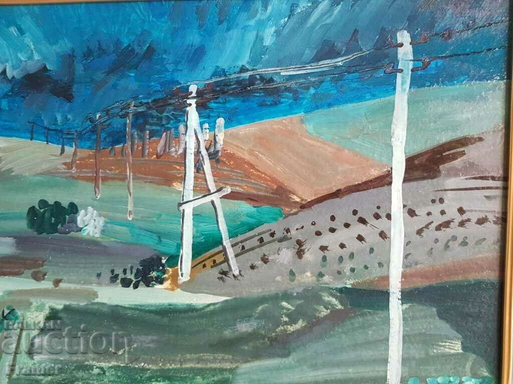 Zlatka Dabova 1927-1997 Vopsele în ulei moderne unice pentru peisaj - 6 Zlatka Dabova 1927-1997 Vopsele în ulei moderne unice pentru peisaj - 6