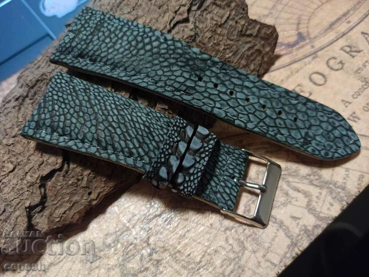 Auction 26mm Strauss watch strap, handmade 769 Auction 26mm Strauss watch strap, handmade 769
