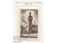 1955. Франция. Камбанарията на Мулен.