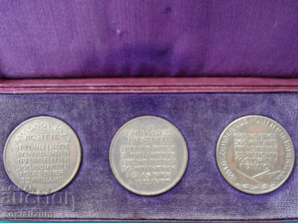 Livrarea Germania Miliarde și miliarde de mărci 1923 UNC Foarte rar