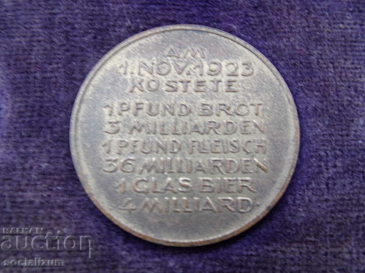 Germania Miliarde și miliarde de mărci 1923 UNC Foarte rar - 6