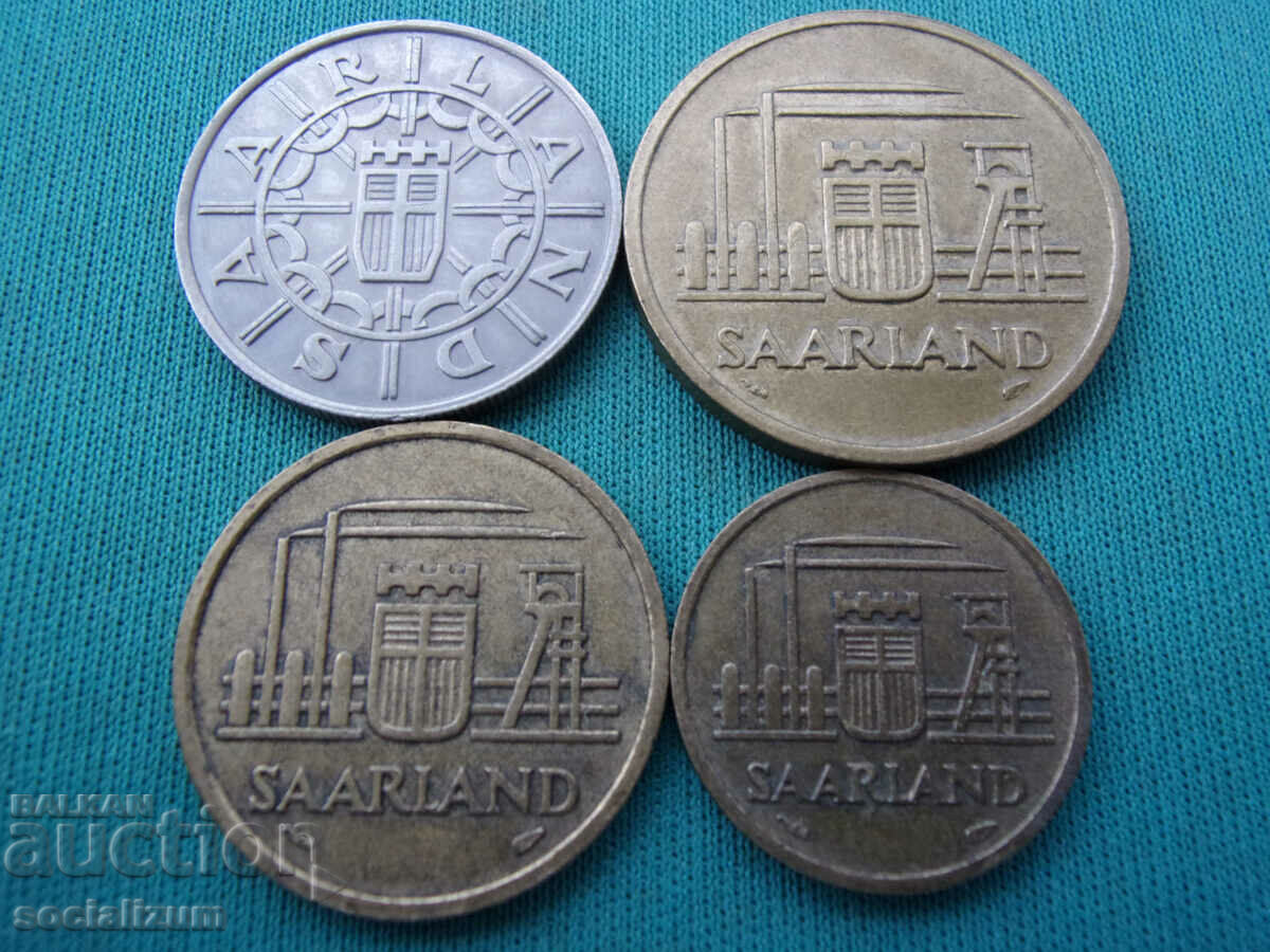 Set complet Saarland 1954-1955 Rar cu preț € 38.35 | 75.01 BGN