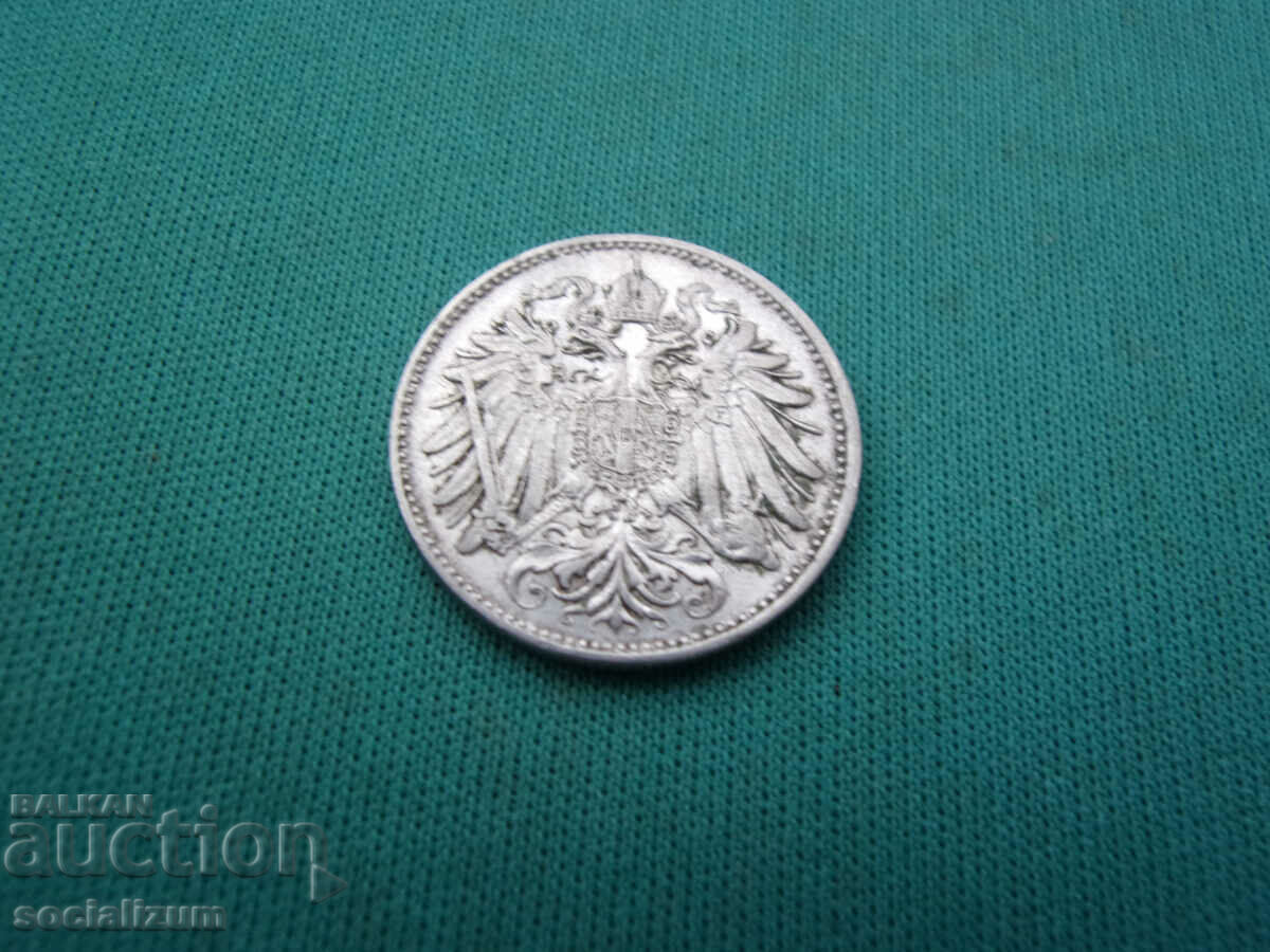 Austria 20 Heller 1892 UNC Foarte rar - 5