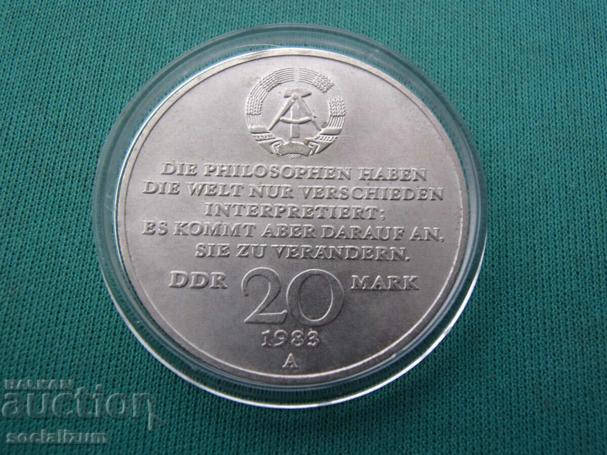 GDR 20 Timbre 1983 UNC Rare cu preț € 5.11 | 9.99 BGN