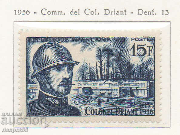 1956. France. Colonel Dricant, a French officer and writer.