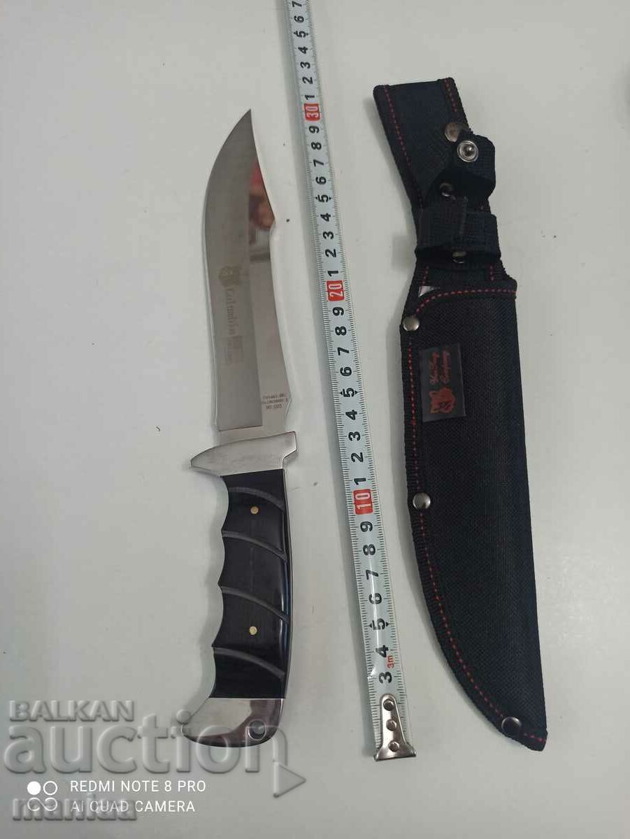 Hunting knife with fixed blade with price 29.00 BGN | € 14.83 Hunting knife with fixed blade with price 29.00 BGN | € 14.83