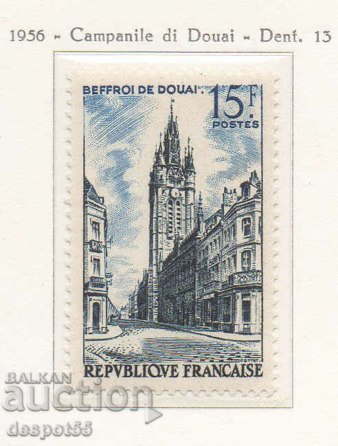 1956. Franța. Clopotnița din Douai.