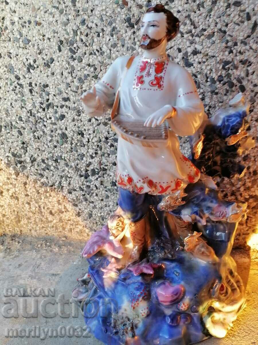 Porcelain figure 34cm Sadko statuette porcelain USSR - 6 Porcelain figure 34cm Sadko statuette porcelain USSR - 6