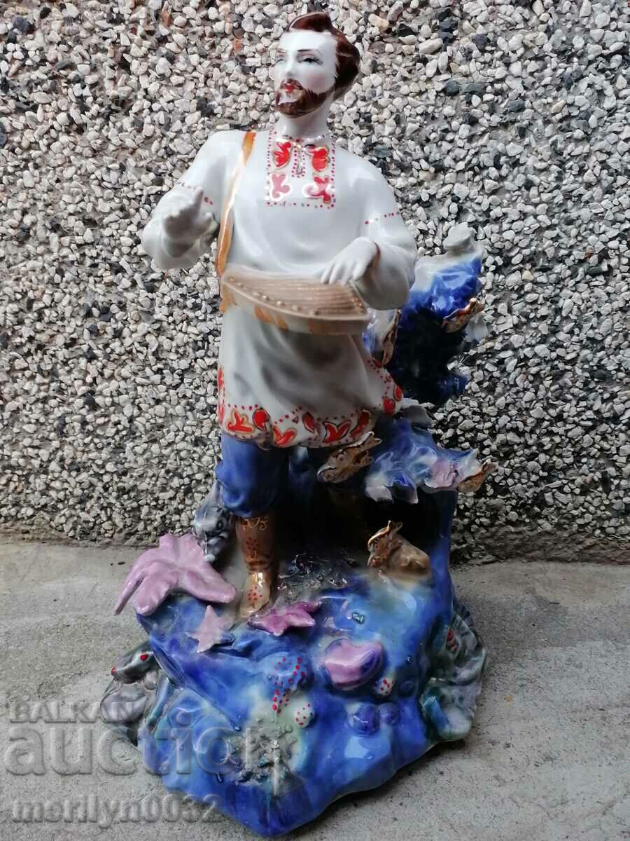 Porcelain figure 34cm Sadko statuette porcelain USSR