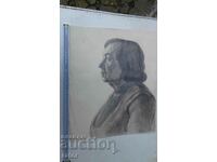 Old large master pencil drawing