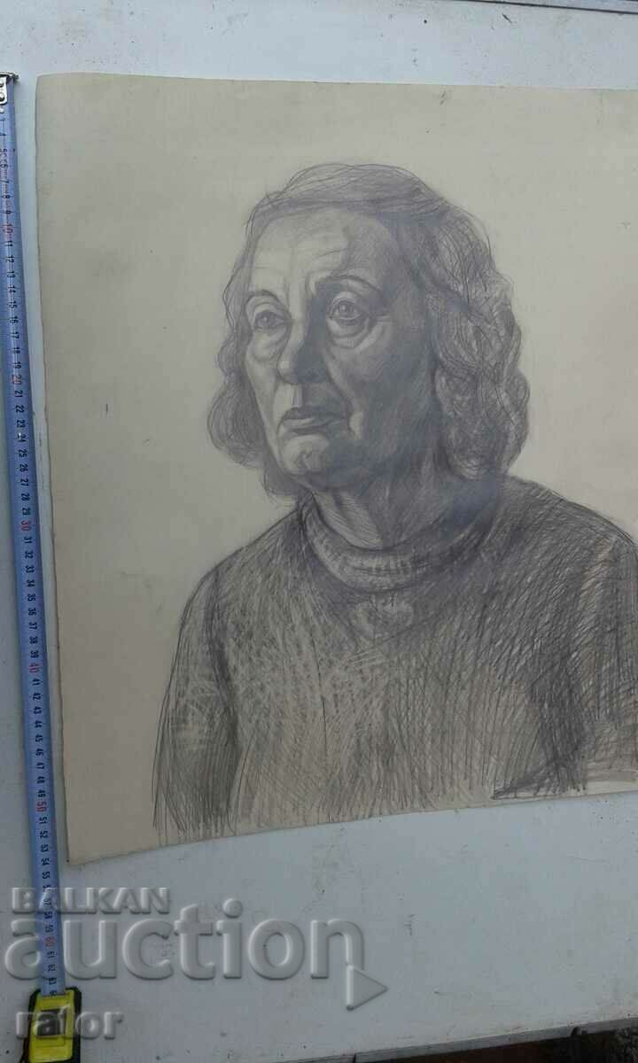 Vechi mare desen în creion