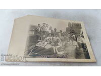 Снимка София Студенти пред Царска спирка - Подуене 1929