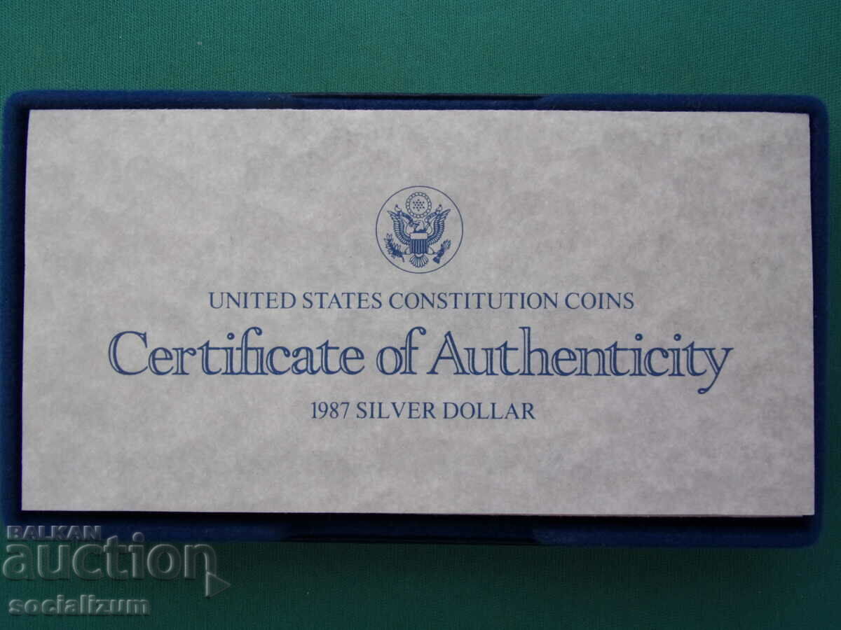 1 dolar american 1987 UNC Rar cu preț € 43.46 | 85.00 BGN 1 dolar american 1987 UNC Rar cu preț € 43.46 | 85.00 BGN