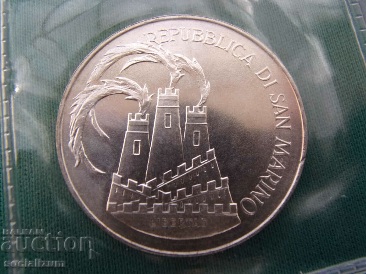 Сан Марино  Сребърен Сет  1984  UNC  Rare - 5