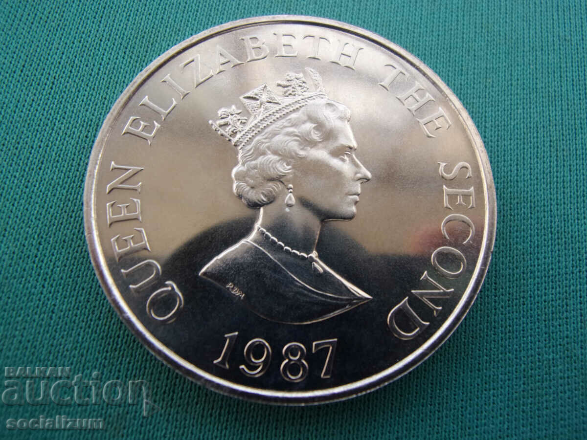 Isle of Jersey 2 Pounds 1987 UNC Rare cu preț € 28.12 | 55.00 BGN