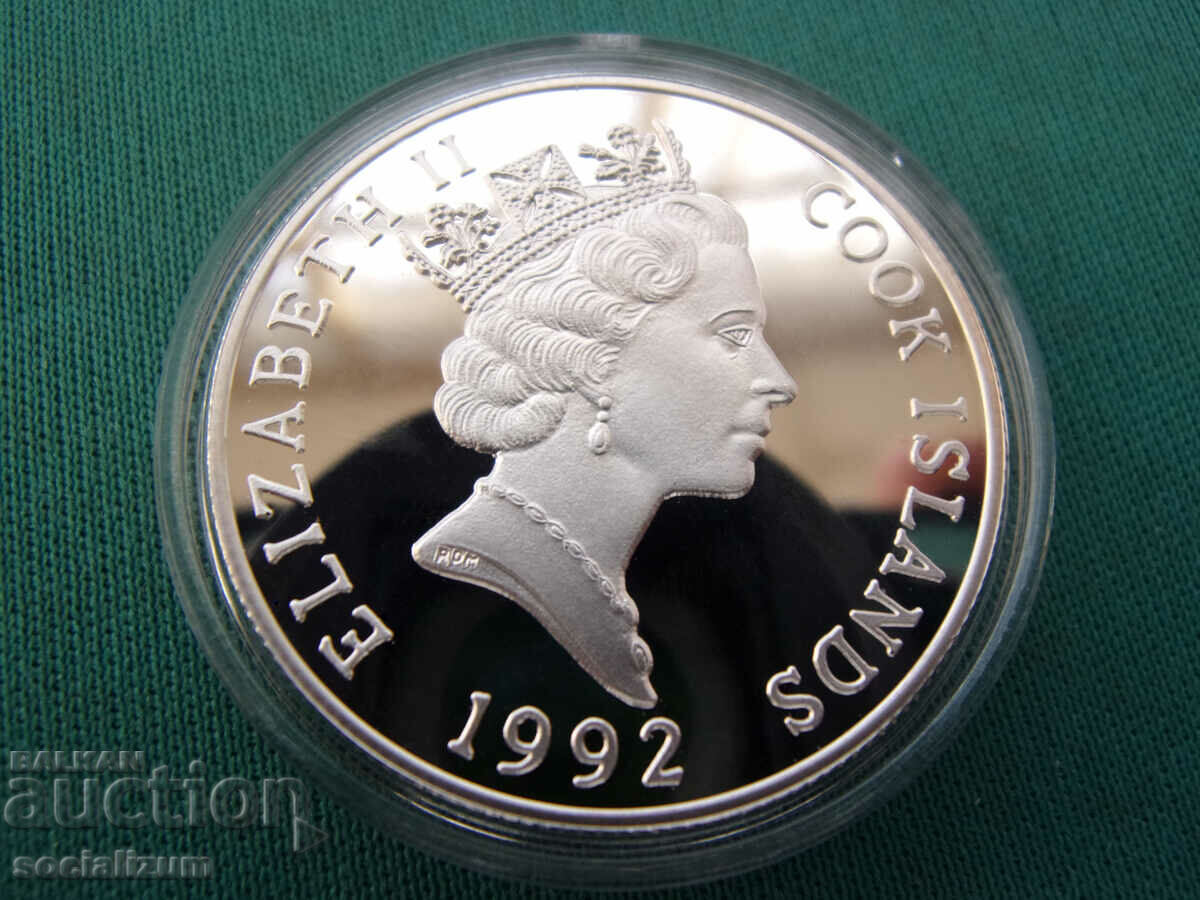 Острови Кук  5  Долара  1982  UNC  PROOF  Rare с цена € 33.23 | 64.99 лв.