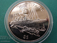 Либерия  5  Долара  1998  UNC  Rare