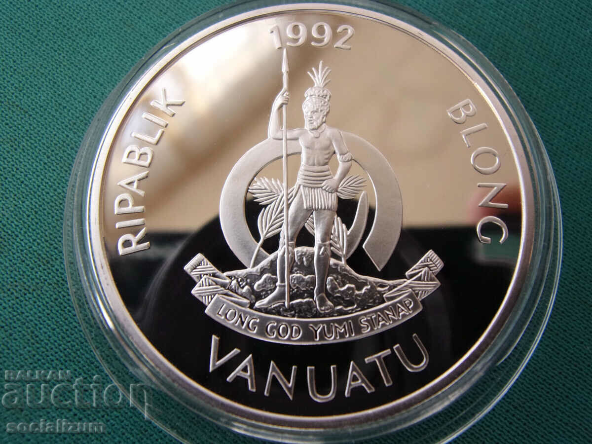 Vanuatu 50 Vatu 1992 UNC PROOF Rar cu preț € 58.80 | 115.00 BGN