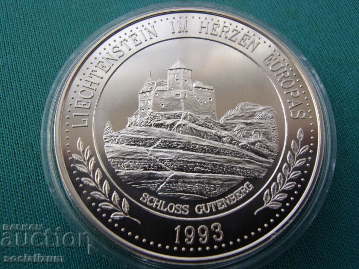 Лихтенщайн  5  Екю  1993  UNC   PROOF   Rare