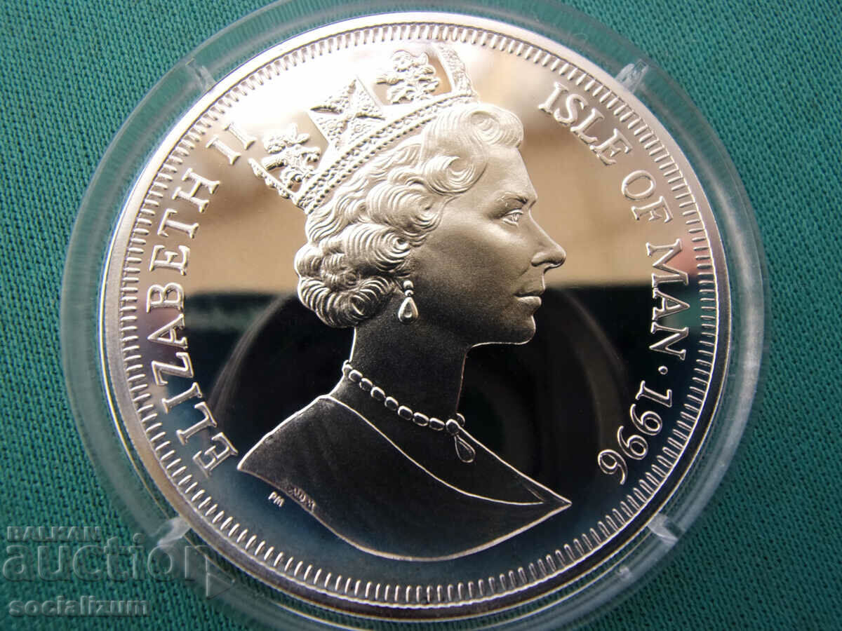 Остров Ман  15  Евро  1996  UNC   PROOF   Rare с цена € 43.46 | 85.00 лв.