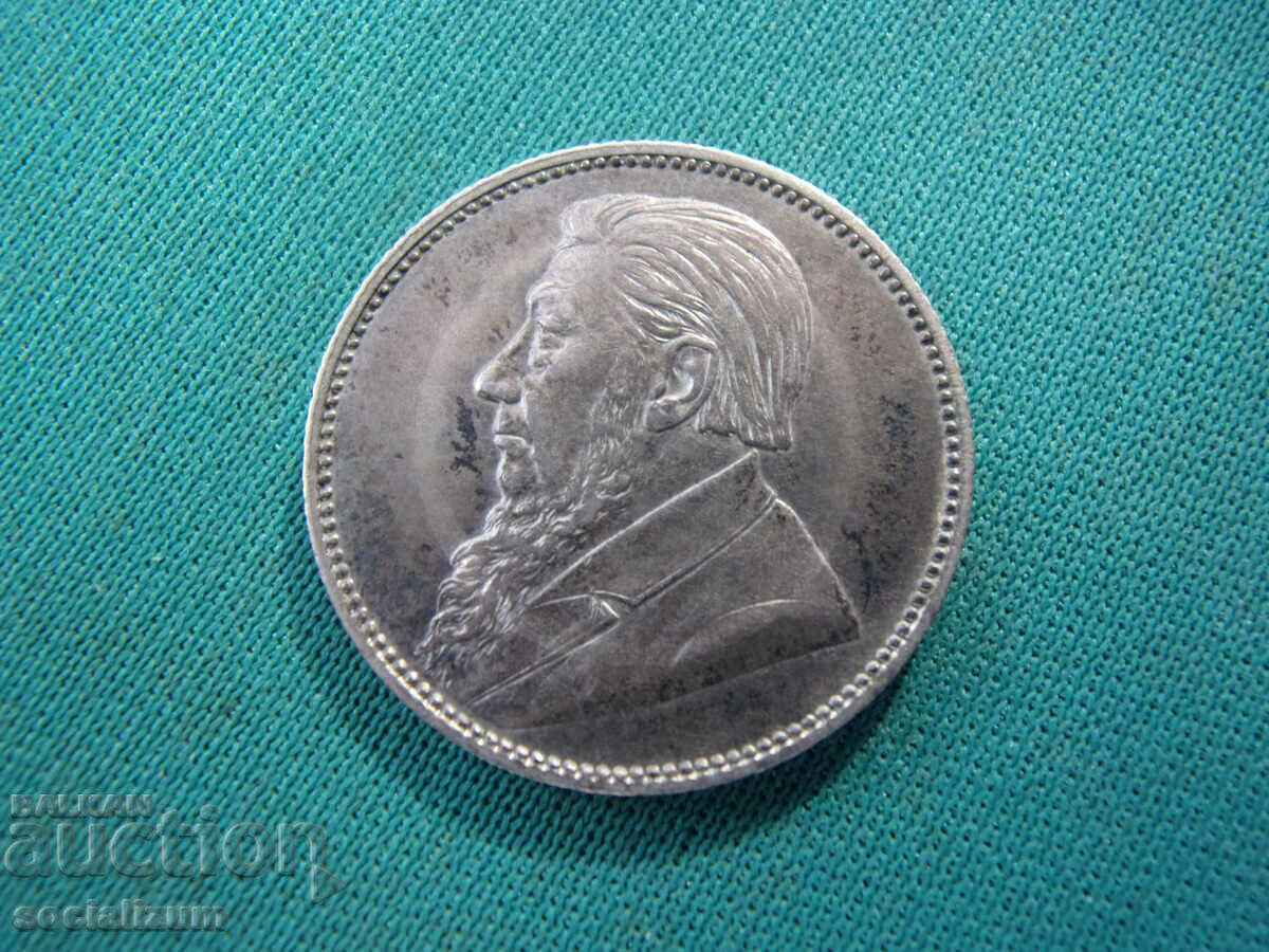 Z.A.R. South Africa 1 Shilling 1894 Rare - 6