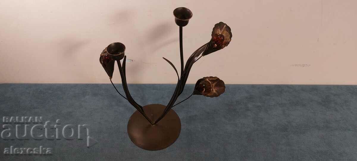 An old metal candleholder - 7 An old metal candleholder - 7