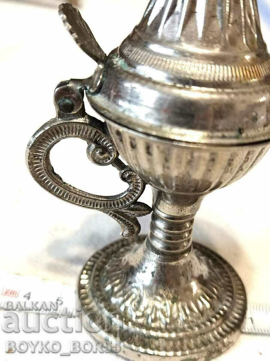 Original Antique Bronze Table Royal Chandelier - 7