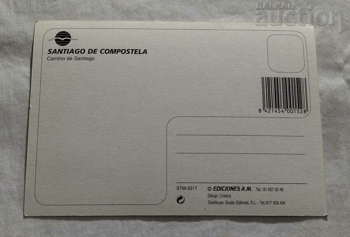 CAMINO DE SANTIAGO PILGRIMS SPAIN P.K. with price 2.00 BGN | € 1.02 CAMINO DE SANTIAGO PILGRIMS SPAIN P.K. with price 2.00 BGN | € 1.02