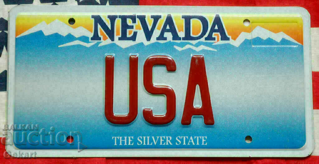 Metal Sign NEVADA USA